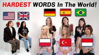 People Try To Pronounce The HARDEST Words From Around The World!!