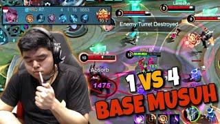 ALICE R7 MENGERIKAN ! 1VS4 DIBASE MUSUH JADI MVP ! FT RRQ HOSHI