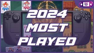 Top 20 Most Played Games on Steam Deck in 2024 by Hours Played