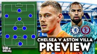 JORGENSEN IN, SANCHEZ OUT? | Chelsea Vs. Aston Villa Predicted Lineup