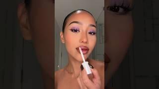 Purple eye makeup look for fall  #makeup