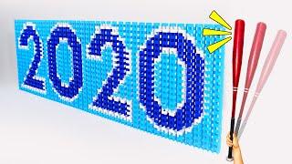 SMASHING 2020 TO PIECES (6,000 Dominoes)