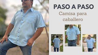 PASO A PASO ¡¡¡el regalo ideal!!! camisa para caballero manga corta costura inglesa.