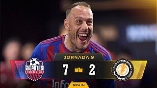 Jijantes FC de GERARD ROMERO VS Rayo de Barcelona de SPURSITO | Partido completo Jornada 9 (7-2)