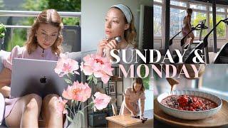 Sunday & Monday Vlog - Leben romantisieren & dabei produktiv sein 