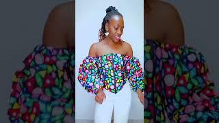 Multicolored Ankara corset top #afrifashion #fashion