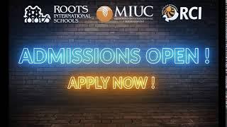 Roots Admissions Open 2023