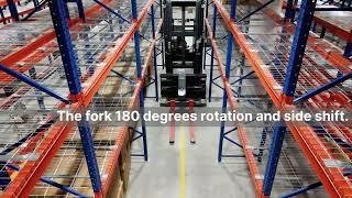 MIMA 3 ways forklift-Very Narrow Aisle warehouse solution