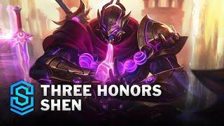 Three Honors Shen Skin Spotlight - League of Legends