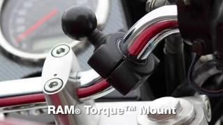 RAM® Torque™ Mount - Rugged Handlebar and Rail Mounting System