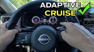 How to use Adaptive Cruise Control in the Nissan Pathfinder