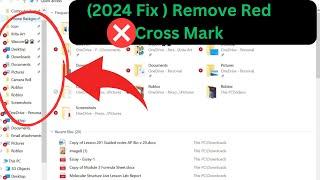 (2024 Fix ) Remove Red Cross Mark From Folders ,Files & Icons in Windows 11&10