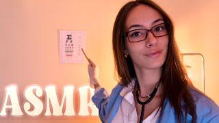 ASMR General Checkup ~ Ears, Eyes, Throat ~ Soft Spoken Dr. Roleplay