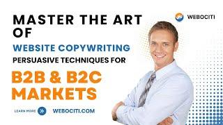 Master the Art of Website Copywriting ️ Persuasive Techniques for B2B & B2C Markets