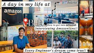 A day in my life at - AMAZON Bangalore‍ Office Tour  #amazon #vitvellore