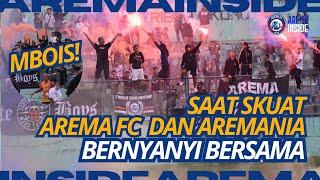 SAAT SKUAT AREMA FC DAN AREMANIA NYANYI BERSAMA