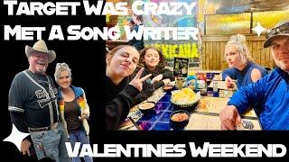 Vlog 9 Valentines Weekend at Target & Kids See The Bus