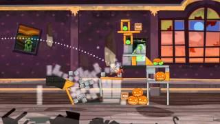 Angry Birds Seasons Level 1-5 Haunted Hogs 3 Star Walkthrough