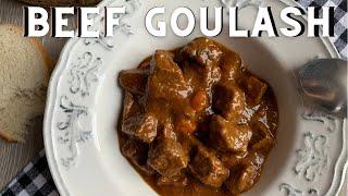 Classic BEEF GOULASH Recipe | How to Make a Traditional Beef Goulash | Golaž