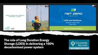 The role of Long Duration Energy Storage (LDES) in delivering a 100% decarbonised power system