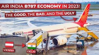 BRUTALLY HONEST | Air India ECONOMY from Vienna to Delhi on their BOEING 787-8 after TATA takeover!