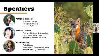 The Natural Infrastructure of the Texas Hill Country - Webinar