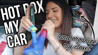 HOTBOX & ORGANIZE MY CHAOTIC HALL CLOSET | +target haul with viia