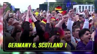 Fans in Berlin celebrate as Germany crush Scotland in Euro 2024 opener