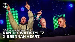 Ran-D x Wildstylez x Brennan Heart live met DJ-set I 3FM Serious Request