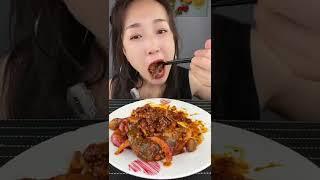 LIXIANG VLOG ASMR MUKBANG  Raw Choke Shrimp 생 초크 새우