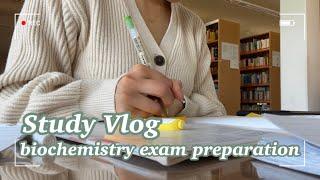 [Study Vlog #78] biochemistry exam prep, 13h study sessions, gym and Swarovski unboxing 