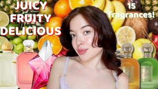 THE BEST JUICY FRUITY PERFUMES IN MY PERFUME COLLECTION 2024