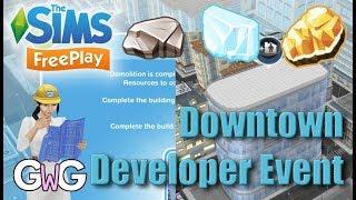 The Sims Freeplay- Downtown Developer 1 Event