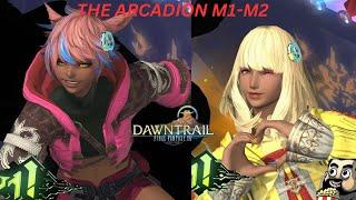 FFXIV: Arcadion Normail Raids M1-M2 First Clear