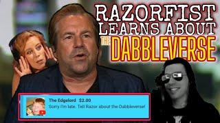 Razorfist Learns About Stuttering John Melendez & The Dabbleverse from Chrissie Mayr