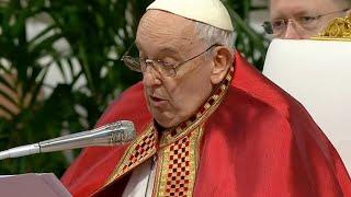 Pope Francis' FULL HOMILY on the Feast of Saints Peter and Paul at the Vatican 2023