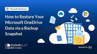 How to Restore your MS 365 OneDrive Data From Any Point-in-time