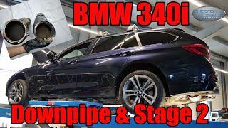 BMW 340i // Downpipe und Stufe 2 // Christen & Denoth Automobile