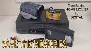 SAVE THE MEMORIES! How to Transfer VHS Home Movies to Digital