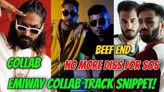 Emiway Collab Track Snippet! SOS Vs Seedhe Maut Diss End! No More Diss From? Raga Track For Mirzapur