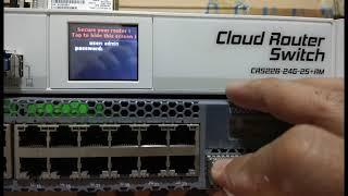 Test HP SFP+ 10Gbase on Mikrotik CRS vs Juniper EX3300