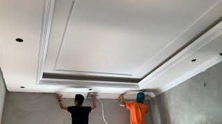 Professional Skills Installing Gypsum Boards On Bedroom Ceilings New Style Quickly And Firmly