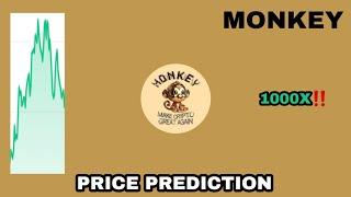 MONKEY TOKEN TO THE MOON‼️ MONKEY PRICE PREDICTION 1000X GAINS POTENTIAL‼️ NEW SOLANA MEME COIN GEMS