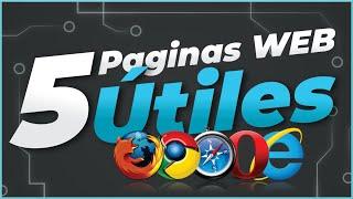 5 PAGINAS WEB ÚTILES ‖ PARTE 1‖ 2023