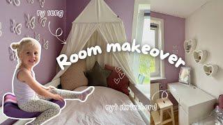 ROOM MAKEOVER AF ELLIES VÆRELSE Får et HELT nyt værelse med nye møbler fra Ikea│LOUISE SOPHIA