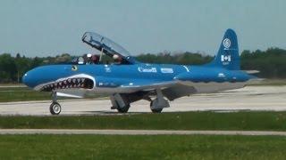 T-33 Mako Shark Action in London, ON (YXU) - Includes Low Passes!