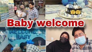 Day of hospital discharge Part 2 Alhamdulillah  || Welcome home baby || Hospital to home #vlog