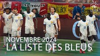 Les 23 Bleus pour novembre 2024