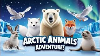 Arctic Animals Adventure: Explore the Frozen Wild in 3D! | Fun Kids Sing along| Tyketales