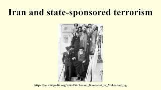 Iran and state-sponsored terrorism